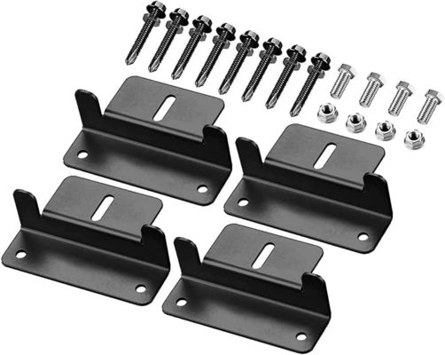 Thiết bị phụ kiện tấm pin mặt trời nhẹ Z Bracket Mount Anodized Aluminium Mounting