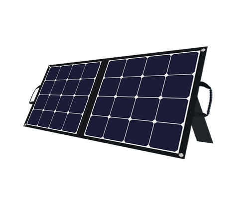 Mô-đun mặt trời di động ngoài trời 24V 100w tấm pin mặt trời gấp cho du lịch