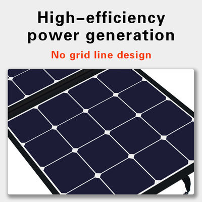 Mô-đun mặt trời di động ngoài trời 24V 100w tấm pin mặt trời gấp cho du lịch