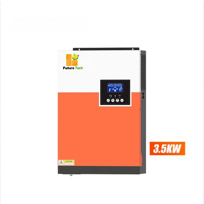 Nhà Off Grid Polycrystalline tấm pin mặt trời với Inverters 5.5KW với màu cam