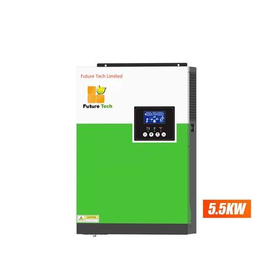 Nhà sử dụng 5.5KW Off Grid hệ thống mặt trời 220/230V Mặt trời Inverter với màu xanh lá cây