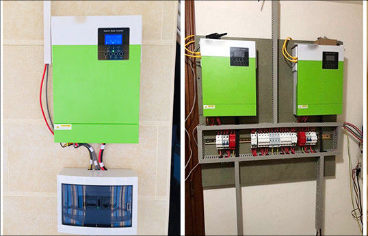 Nhà sử dụng 5.5KW Off Grid hệ thống mặt trời 220/230V Mặt trời Inverter với màu xanh lá cây