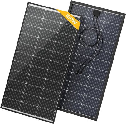 100 Watt Rigid Solar Panel Cell Mô-nô tinh thể 12 Volt 9BB