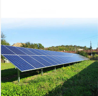 5.5KW / 11KW Hệ thống năng lượng mặt trời hoàn toàn ngoài lưới Hệ thống pin độc lập với màu trắng