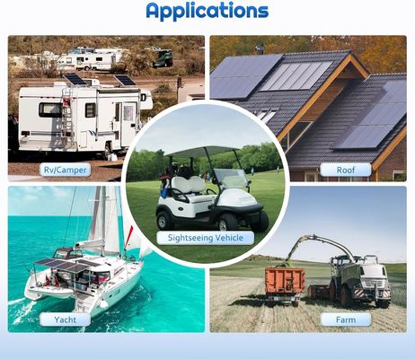 Phân tích pin mặt trời cứng PV đơn tinh 12V 180W Compact