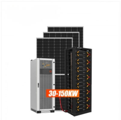 Hệ thống năng lượng mặt trời 30KW 50KW 100KW Off Grid / Hybrid cho thương mại &amp; công nghiệp