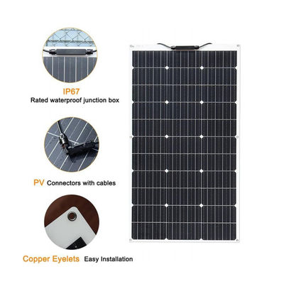 200W ETFE tấm pin mặt trời PV mặt trời linh hoạt PERC Monocrystalline FTET200