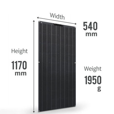 Bộ sạc năng lượng mặt trời linh hoạt 150w 18V