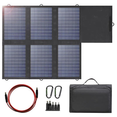 IP67 chống nước tấm pin mặt trời di động bộ sạc gấp 60W cho máy tính xách tay điện thoại di động