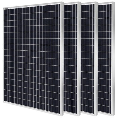 Mô-đun mặt trời đơn tinh thể chống nước 100W 12V tấm pin mặt trời cứng