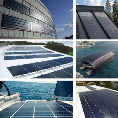 75 Watt Panel mặt trời linh hoạt ETFE Panel MC4 chống nước để dễ dàng lắp đặt