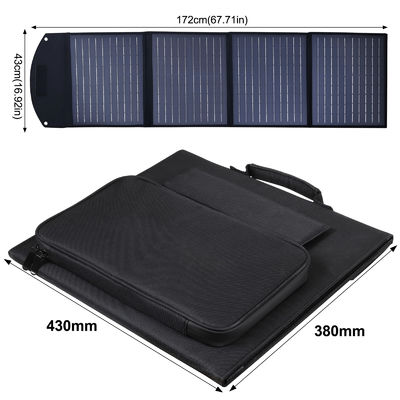 140W 12V chống nước Mô-đun tấm pin mặt trời di động Cell Silicon đơn tinh