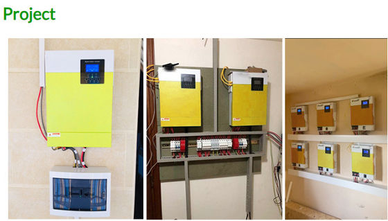 FT3000 Off Grid Inverter Pure Sine Wave Solar Inverter 3KW 110/120VAC với màu vàng