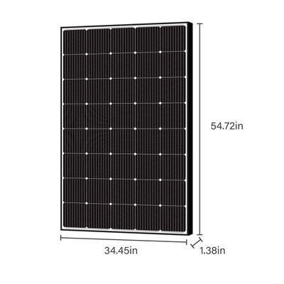 250W 15V Monocrystalline Flexible Solar Panel cho RV Marine