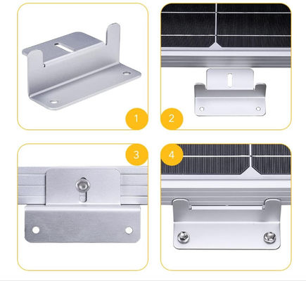 16 Đơn vị Campervan Phân tích tấm pin mặt trời Thiết bị gắn bracket cho mái nhà gạch
