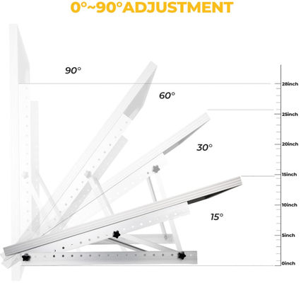 28in Điều chỉnh Phanele Mặt Trời phụ kiện Tilt Mount Brackets Với chân gấp