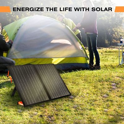 100W Off Grid Bộ sạc năng lượng mặt trời gập