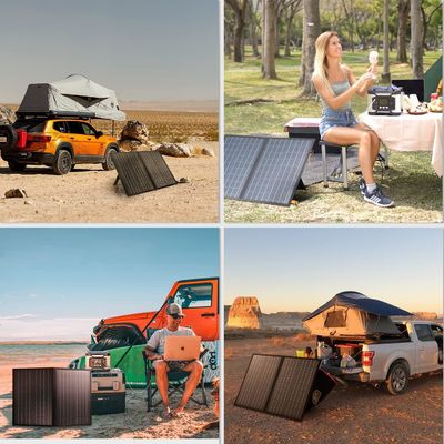 100W Off Grid Bộ sạc năng lượng mặt trời gập
