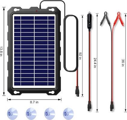 7.5W Đồ xách Rv pin mặt trời sạc pin mặt trời xe ô tô bảo trì 12V