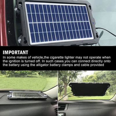 7.5W Đồ xách Rv pin mặt trời sạc pin mặt trời xe ô tô bảo trì 12V