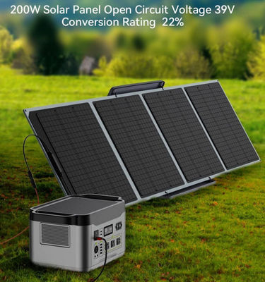 Hệ thống tấm pin mặt trời gấp 36V 160w thương mại MC4 cho nhà máy điện RV Off Grid