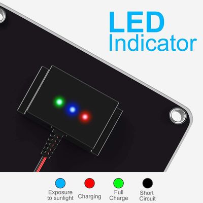 Điện Trickle 12V pin mặt trời bộ sạc bảng điều khiển chống nước 10W