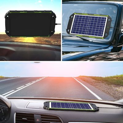 Bộ sạc pin mặt trời chống nước 10W 12V Bảo trì cho xe thuyền RV biển