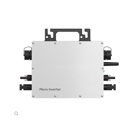 600W 2000W Mặt trời Micro Inverter lớp I cho nhà máy điện ban công với màu đen và trắng