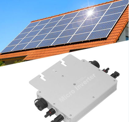 600W 2000W Mặt trời Micro Inverter lớp I cho nhà máy điện ban công với màu đen và trắng