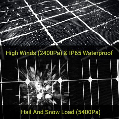 160W Off Grid Monocrystalline Photovoltaic Cell Module Mono Poly Solar Panel 12V