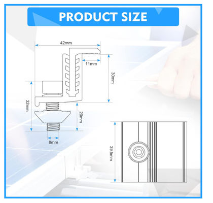 Phân tích pin mặt trời điều chỉnh phụ kiện thiết bị xả đất cho hệ thống lắp đặt PV
