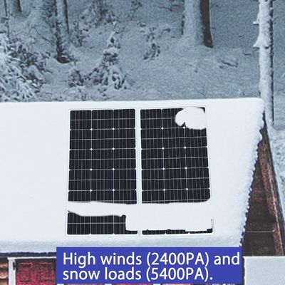 200 Watt 24V Rigid Solar Panel Monocrystalline Module Off Grid Hệ thống