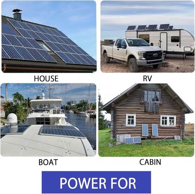 200 Watt 24V Rigid Solar Panel Monocrystalline Module Off Grid Hệ thống