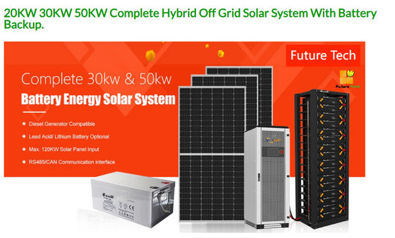 FT30000 Bộ sạc năng lượng mặt trời 20KW 25KW 30KW 40KW 50KW Hoàn chỉnh Off Grid