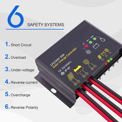 30 Watt 24V Phân tích năng lượng mặt trời Kit Trickle Charger Maintenance Controller