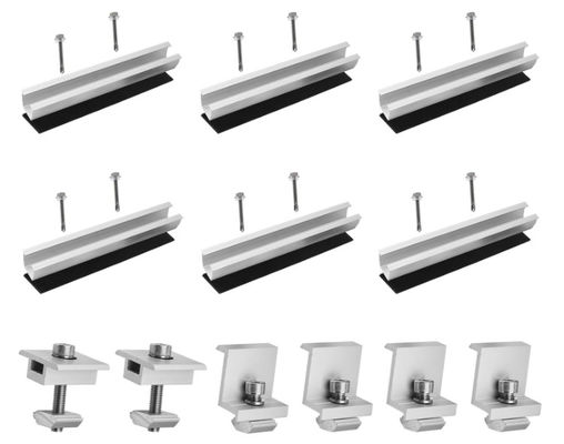 Đèn nhẹ nhôm chống nước lắp đặt tấm pin mặt trời phụ kiện Z Brackets 12CM