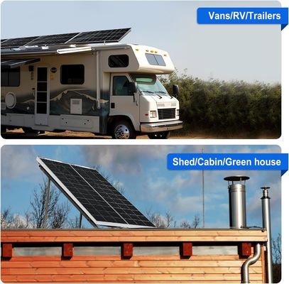 Bộ bảng điều khiển năng lượng mặt trời đơn tinh thể MPPT Off Grid 400 Watt 12V