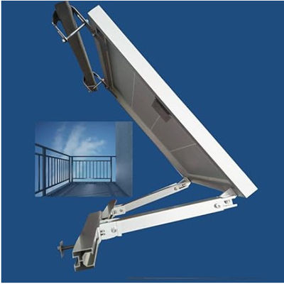Phòng chống rỉ sét ban công tấm pin mặt trời ắp đặt ếch nhẹ với màu trắng