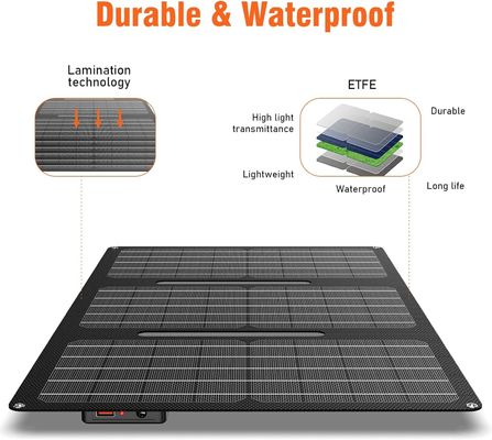 30 Watt portable ban công tấm pin mặt trời đơn tinh thể silicon chống nước