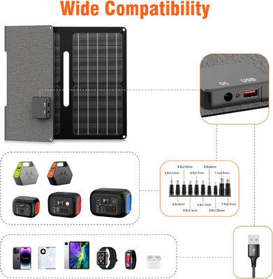 30 Watt portable ban công tấm pin mặt trời đơn tinh thể silicon chống nước