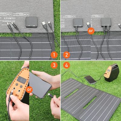 30 Watt portable ban công tấm pin mặt trời đơn tinh thể silicon chống nước