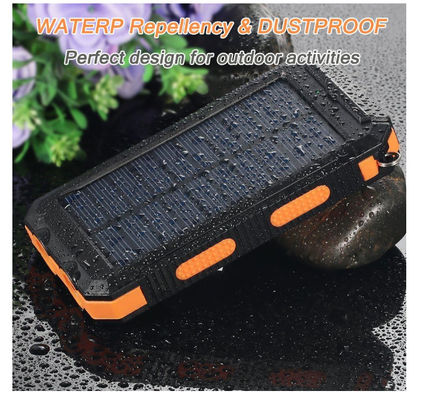 12v Mono Portable Solar Charger Panel 38800mAh Power Bank Cho điện thoại di động
