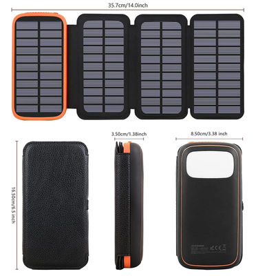OEM 12V Panel mặt trời di động Sạc điện mặt trời 27000mAh