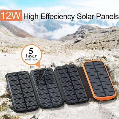 OEM 12V Panel mặt trời di động Sạc điện mặt trời 27000mAh