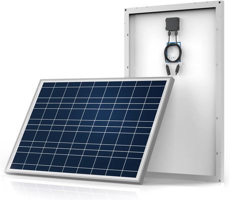 Polycrystalline ban công tấm pin mặt trời Off Grid 100 Watt 12 Volt