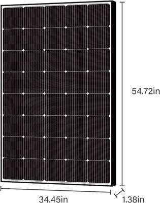 250W 15V Monocrystalline Sloar Panel Photovoltaic Module Off Grid Đèn