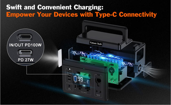 Động cơ phát điện mặt trời dự phòng di động Pin lithium 296Wh