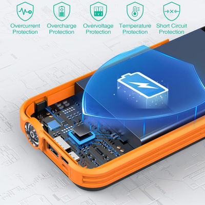 Thang điện sạc năng lượng mặt trời di động không dây với đài FM 20000mAh