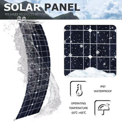 300W Monocrystalline Usb Solar Panel Kit cho nhà máy 50A 12-24V