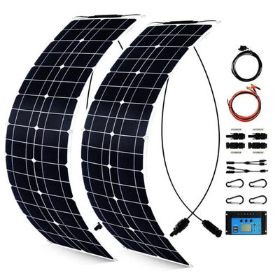 300W Monocrystalline Usb Solar Panel Kit cho nhà máy 50A 12-24V